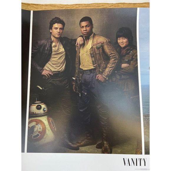 Vanity Fair Star Wars The Last Jedi 40th Anniversary Poster Original Tube - Picture 7 of 11